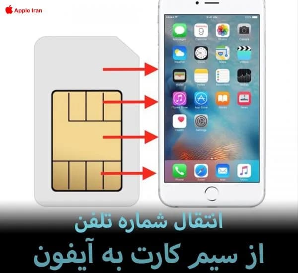 آموزش انتقال شماره تلفن از سیم کارت به آیفون